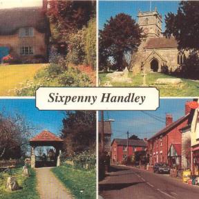 Sixpenny Handley postcard
